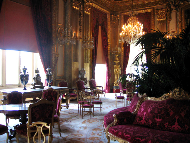 Napoleon's salon in the Louvre